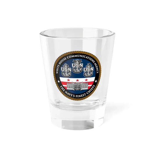 White House Communications (U.S. Navy) Shot Glass 1.5oz 1.5oz - Go Mug Yourself