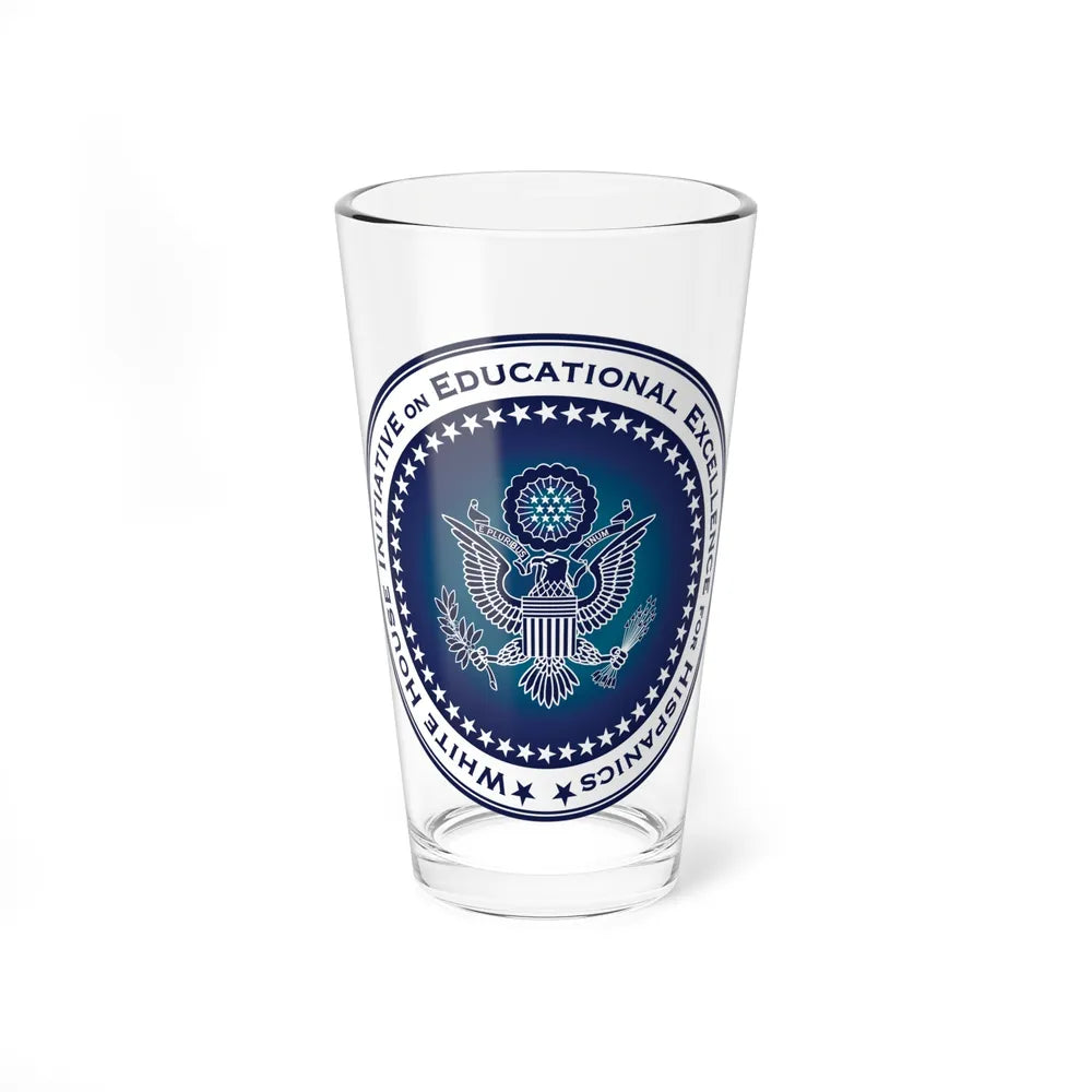 White House Initiative on Educational Excellence for Hispanics - Pint Glass 16oz-16oz-Go Mug Yourself