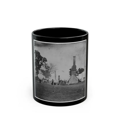 White House Landing, Va. Ruins Of The White House, Burnt During The Federal Evacuation (U.S. Civil War) Black Coffee Mug 11oz - Go Mug Yourself
