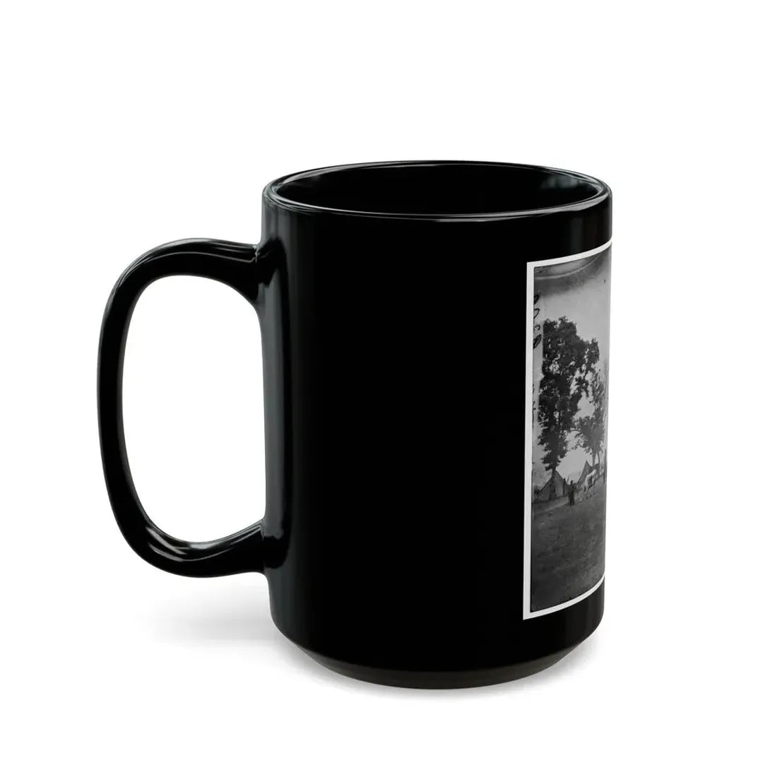 White House Landing, Va. Ruins Of The White House, Burnt During The Federal Evacuation (U.S. Civil War) Black Coffee Mug - Go Mug Yourself