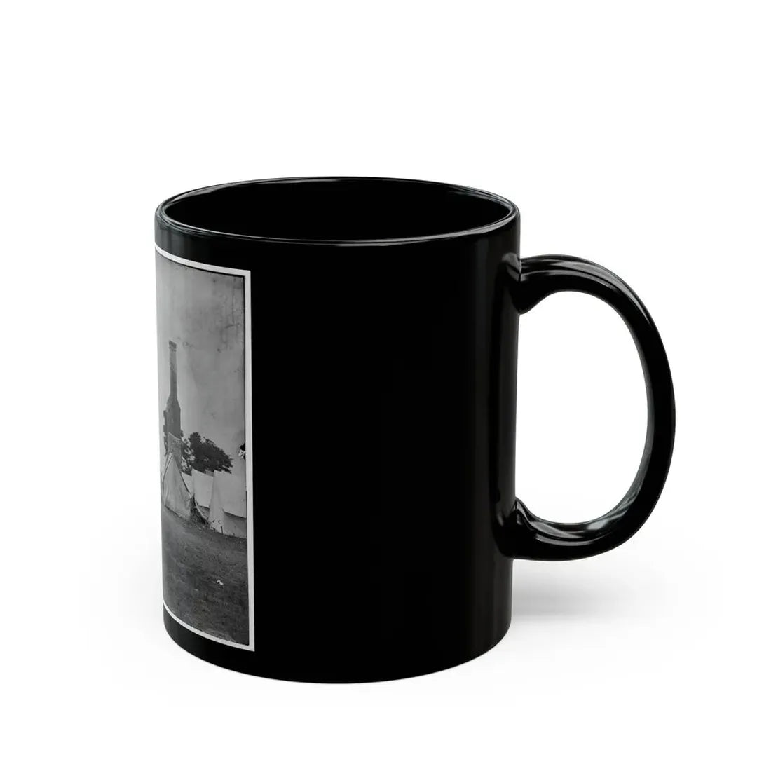 White House Landing, Va. Ruins Of The White House, Burnt During The Federal Evacuation (U.S. Civil War) Black Coffee Mug - Go Mug Yourself