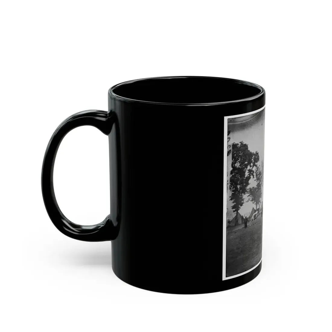 White House Landing, Va. Ruins Of The White House, Burnt During The Federal Evacuation (U.S. Civil War) Black Coffee Mug - Go Mug Yourself