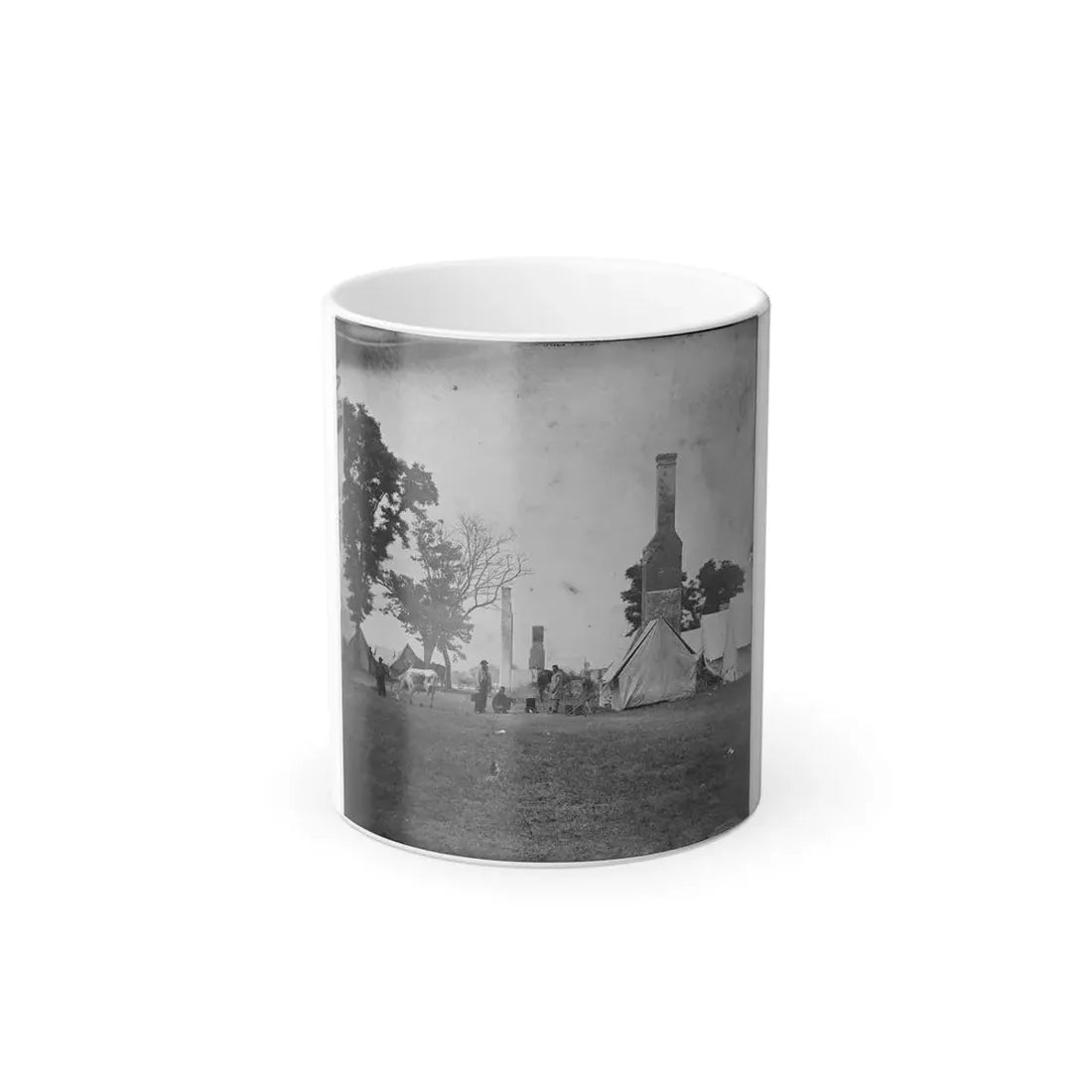 White House Landing, Va. Ruins of the White House, Burnt During the Federal Evacuation (U.S. Civil War) Color Changing Coffee Mug 11oz - Go Mug Yourself