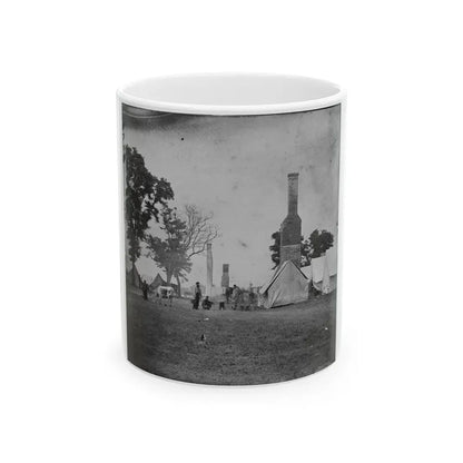 White House Landing, Va. Ruins Of The White House, Burnt During The Federal Evacuation (U.S. Civil War) White Coffee Mug 11oz - Go Mug Yourself