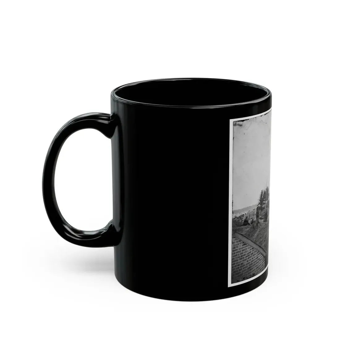 White House Landing, Va. Supply Vessels At Anchor (U.S. Civil War) Black Coffee Mug - Go Mug Yourself