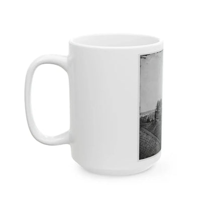 White House Landing, Va. Supply Vessels At Anchor (U.S. Civil War) White Coffee Mug - Go Mug Yourself