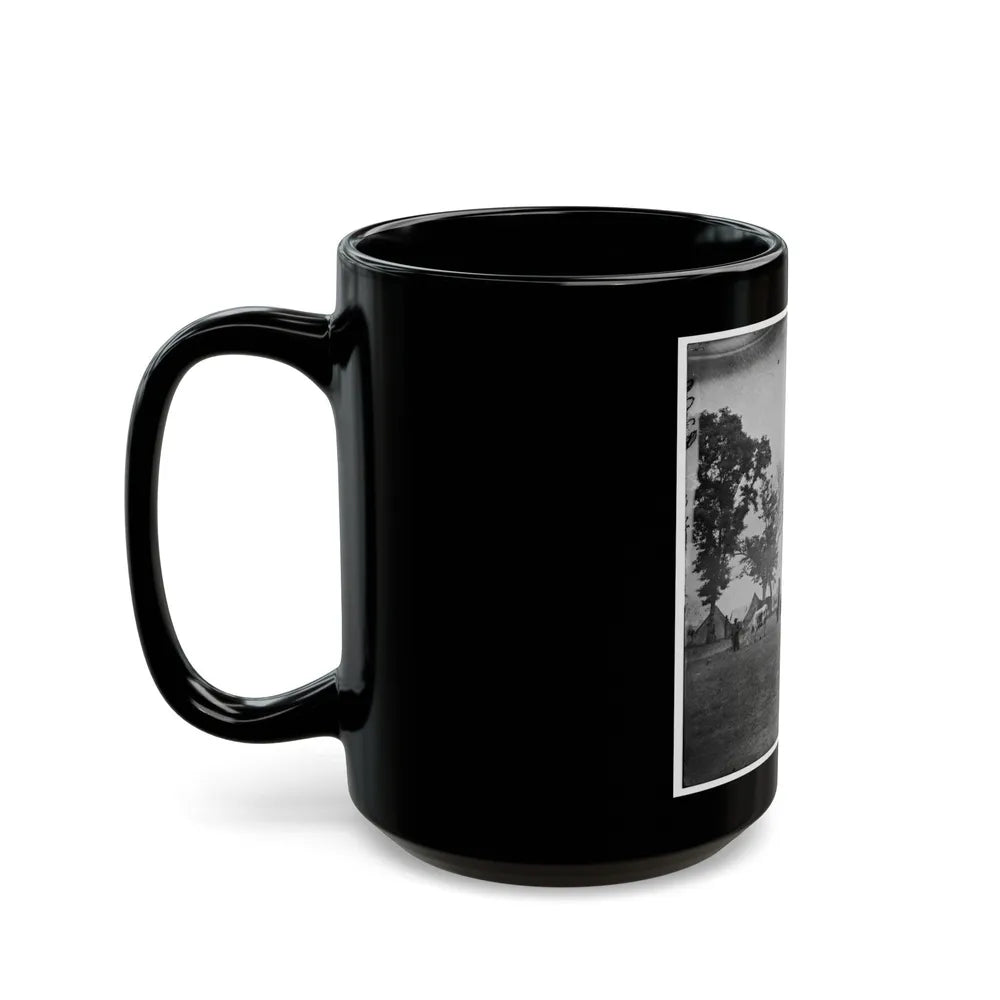 White House Landing, Va. Ruins Of The White House, Burnt During The Federal Evacuation (U.S. Civil War) Black Coffee Mug-Go Mug Yourself