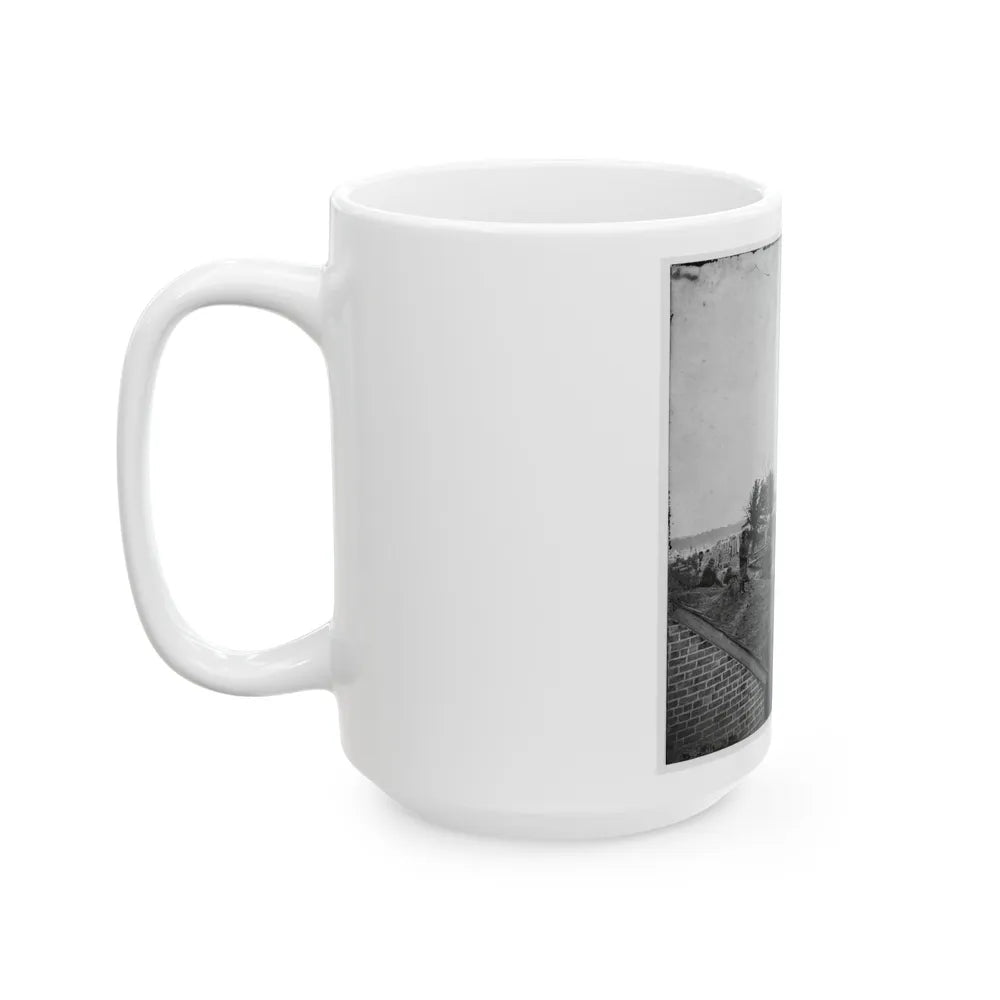 White House Landing, Va. Supply Vessels At Anchor (U.S. Civil War) White Coffee Mug-Go Mug Yourself