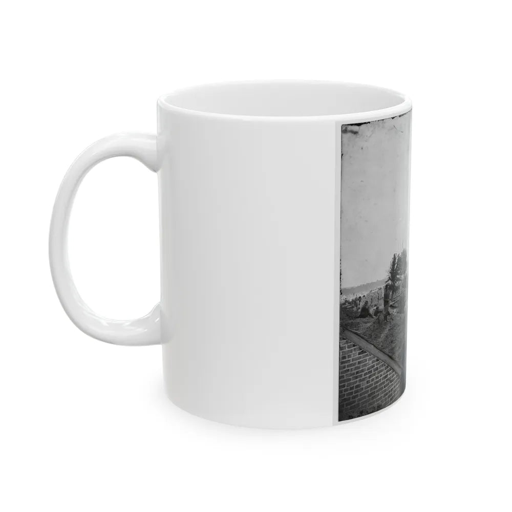 White House Landing, Va. Supply Vessels At Anchor (U.S. Civil War) White Coffee Mug-Go Mug Yourself