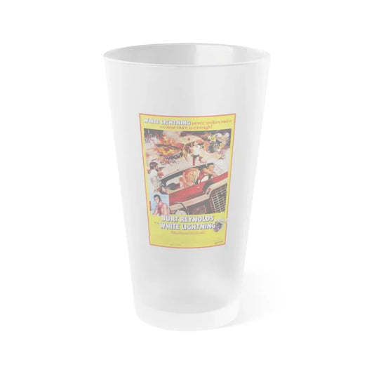 WHITE LIGHTNING 1973 Movie Poster - Frosted Pint Glass 16oz 16oz Frosted - Go Mug Yourself