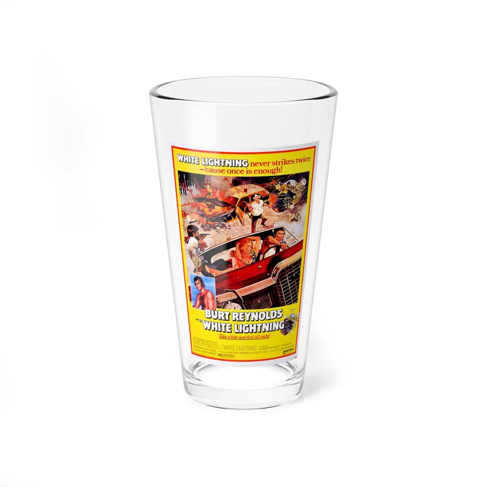 WHITE LIGHTNING 1973 Movie Poster - Pint Glass 16oz-16oz-Go Mug Yourself