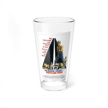 WHITE LINE FEVER 1975 Movie Poster - Pint Glass 16oz-16oz-Go Mug Yourself