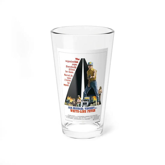 WHITE LINE FEVER 1975 Movie Poster - Pint Glass 16oz 16oz - Go Mug Yourself