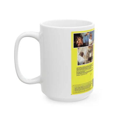 WHITE LINE FEVER (VHS COVER) - White Coffee Mug-Go Mug Yourself