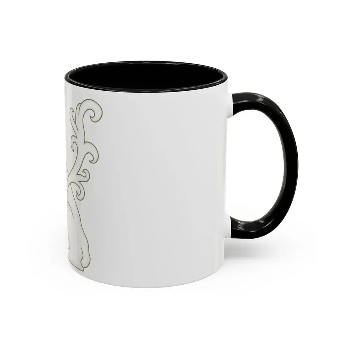 White Lion of Mortimer Badge of Edward IV - Accent Coffee Mug - Go Mug Yourself