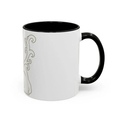 White Lion of Mortimer Badge of Edward IV - Accent Coffee Mug - Go Mug Yourself