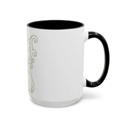 White Lion of Mortimer Badge of Edward IV - Accent Coffee Mug - Go Mug Yourself