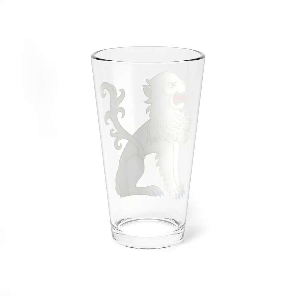 White Lion of Mortimer Badge of Edward IV - Pint Glass 16oz-Go Mug Yourself