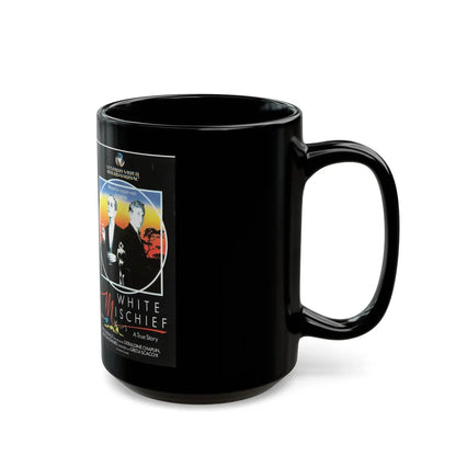 WHITE MISCHIEF (VHS COVER) - Black Coffee Mug-Go Mug Yourself