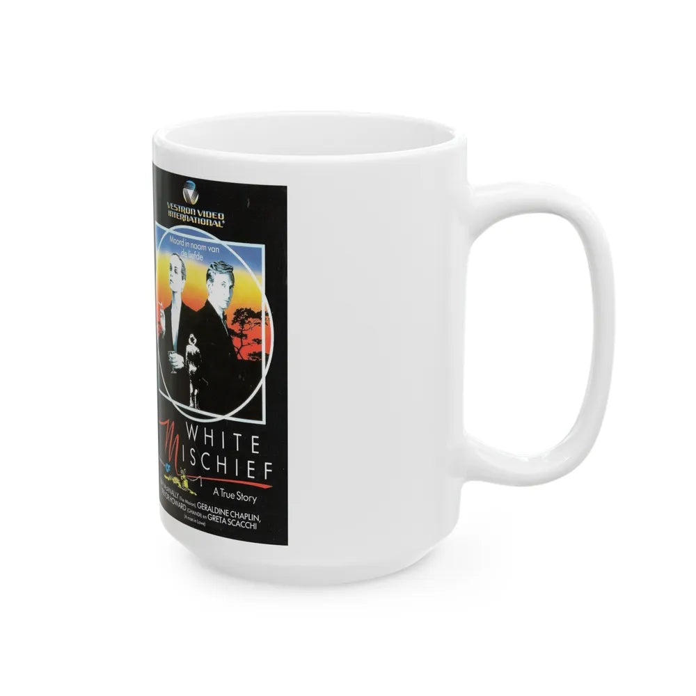 WHITE MISCHIEF (VHS COVER) - White Coffee Mug-Go Mug Yourself