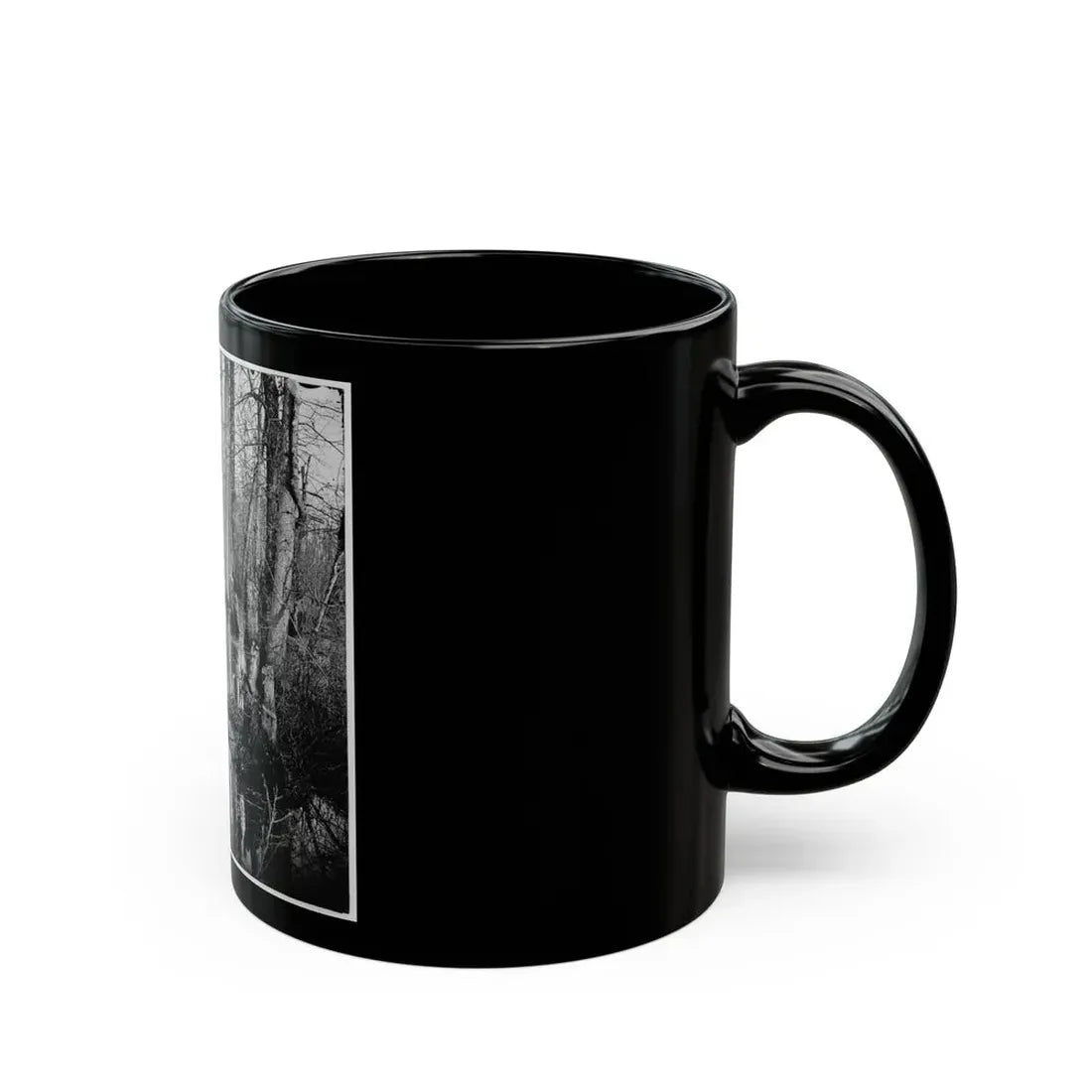 White Oak Swamp, Va.  View (U.S. Civil War) Black Coffee Mug - Go Mug Yourself