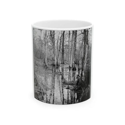 White Oak Swamp, Va.  View (U.S. Civil War) White Coffee Mug 11oz - Go Mug Yourself