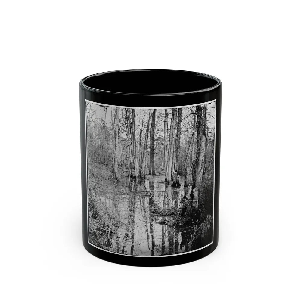 White Oak Swamp, Va. View (U.S. Civil War) Black Coffee Mug-11oz-Go Mug Yourself