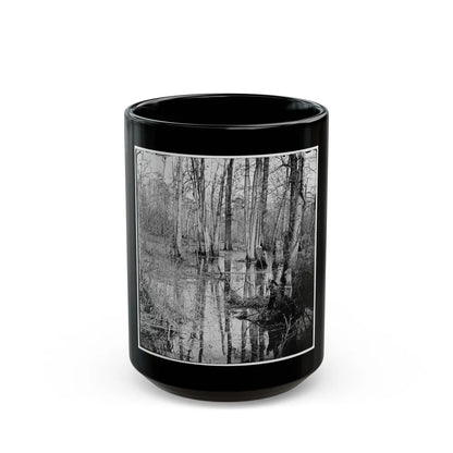 White Oak Swamp, Va. View (U.S. Civil War) Black Coffee Mug-15oz-Go Mug Yourself