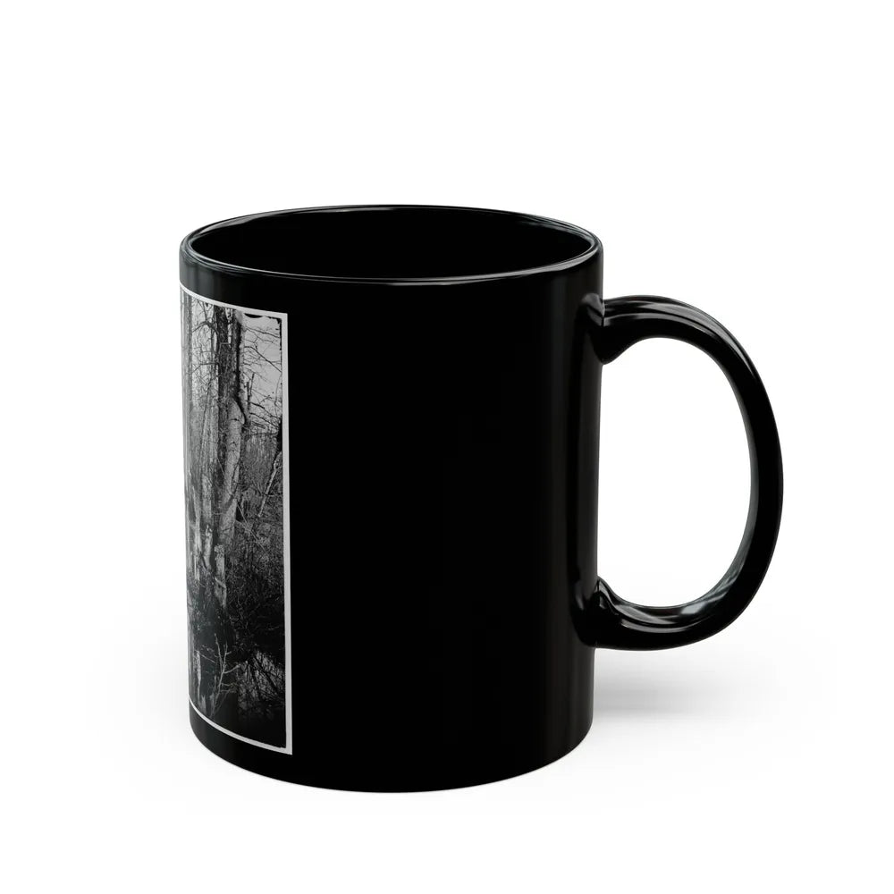 White Oak Swamp, Va. View (U.S. Civil War) Black Coffee Mug-Go Mug Yourself