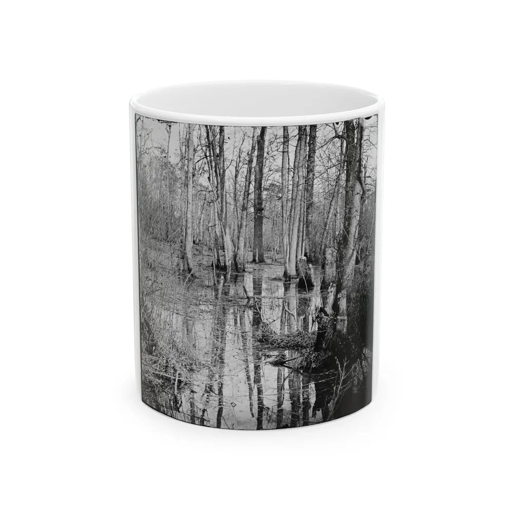 White Oak Swamp, Va. View (U.S. Civil War) White Coffee Mug-11oz-Go Mug Yourself