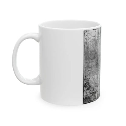 White Oak Swamp, Va. View (U.S. Civil War) White Coffee Mug-Go Mug Yourself