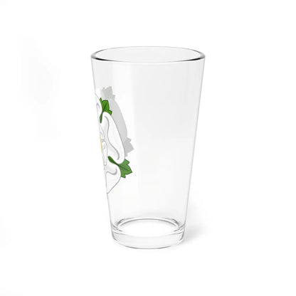 White Rose Badge of York - Pint Glass 16oz-Go Mug Yourself