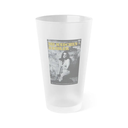 WHITE SLAVERS 1974 Movie Poster - Frosted Pint Glass 16oz-16oz-Frosted-Go Mug Yourself