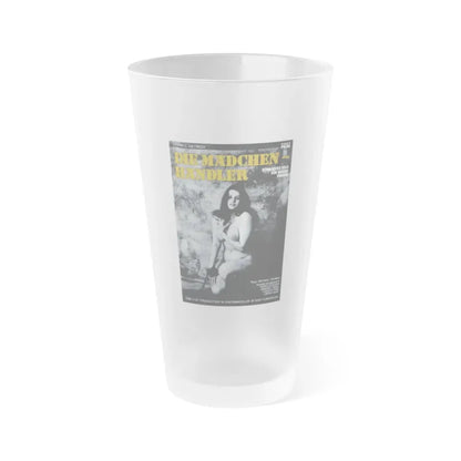 WHITE SLAVERS 1974 Movie Poster - Frosted Pint Glass 16oz 16oz Frosted - Go Mug Yourself