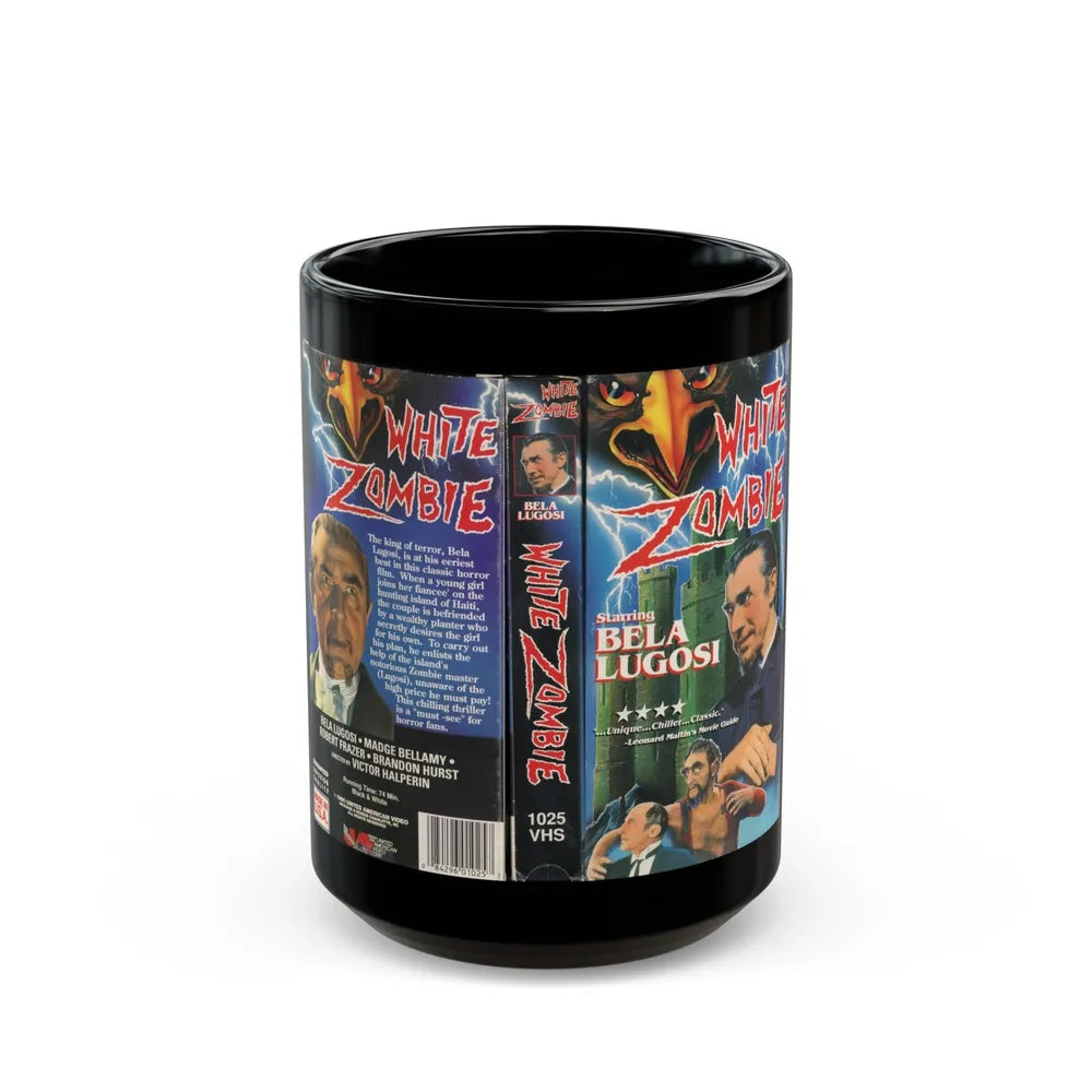 WHITE ZOMBIE (VHS COVER) - Black Coffee Mug-15oz-Go Mug Yourself