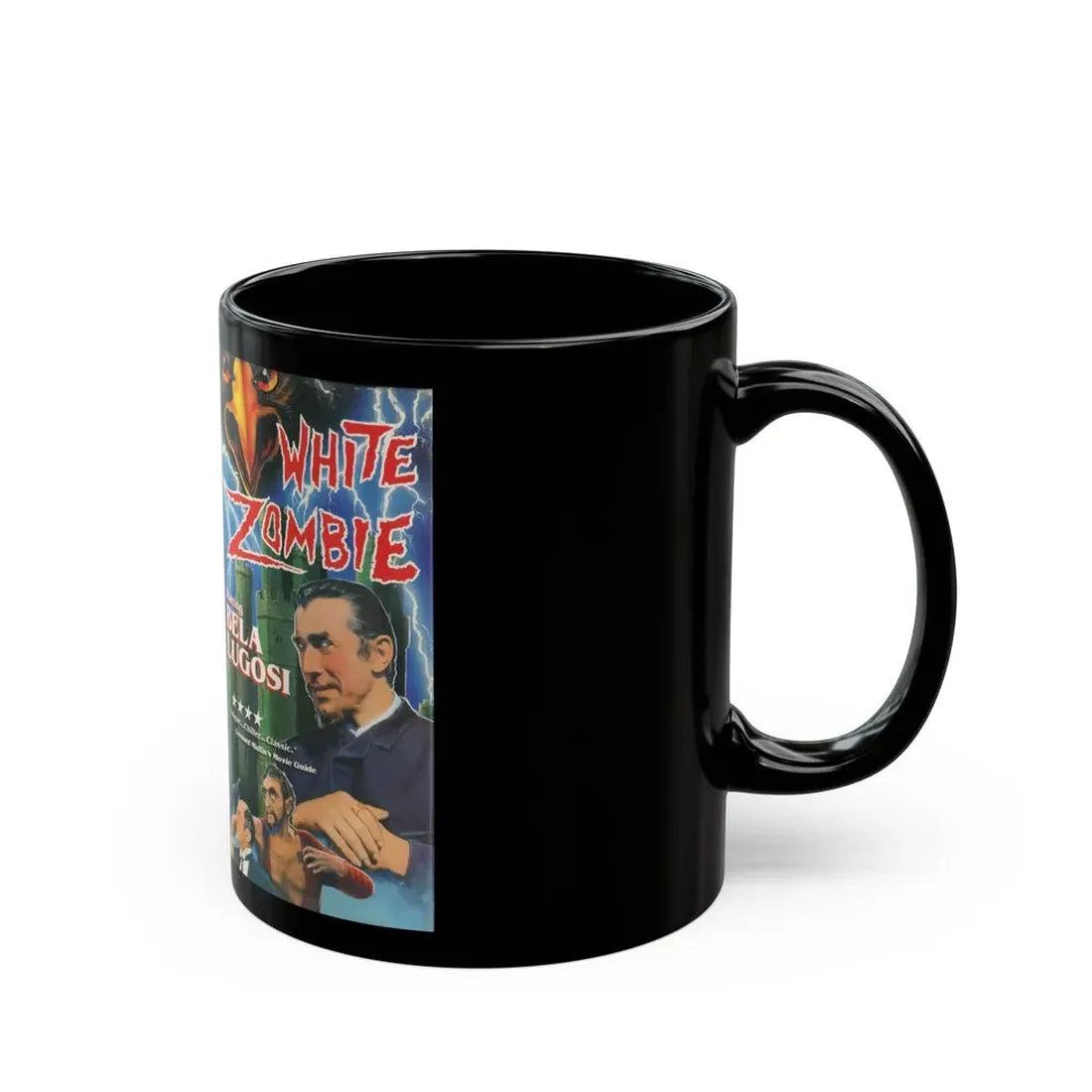 WHITE ZOMBIE (VHS COVER) - Black Coffee Mug - Go Mug Yourself