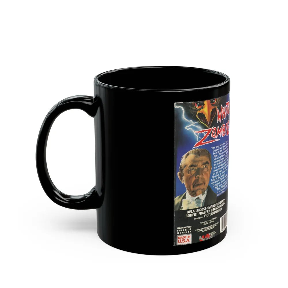 WHITE ZOMBIE (VHS COVER) - Black Coffee Mug-Go Mug Yourself