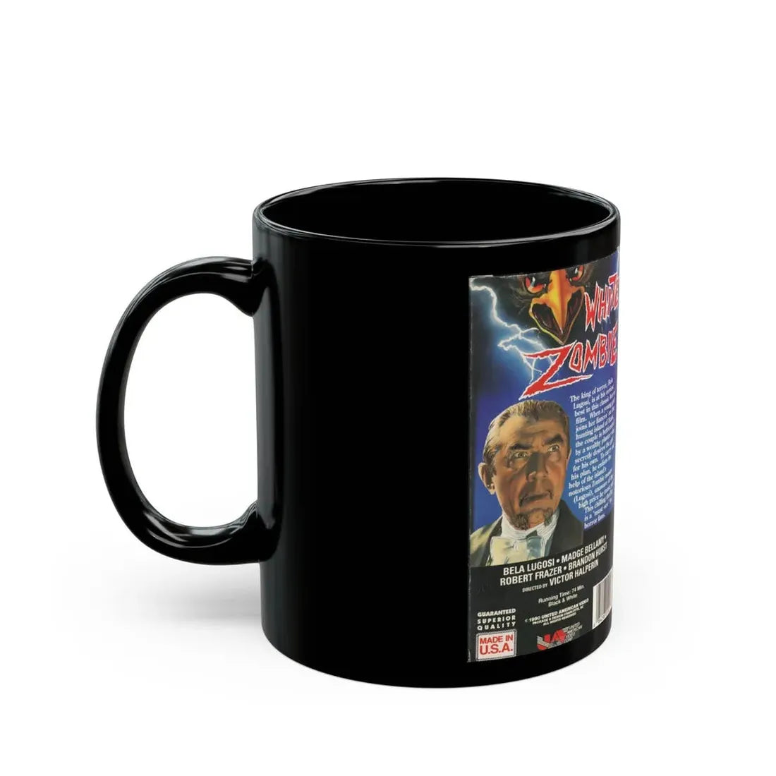 WHITE ZOMBIE (VHS COVER) - Black Coffee Mug - Go Mug Yourself