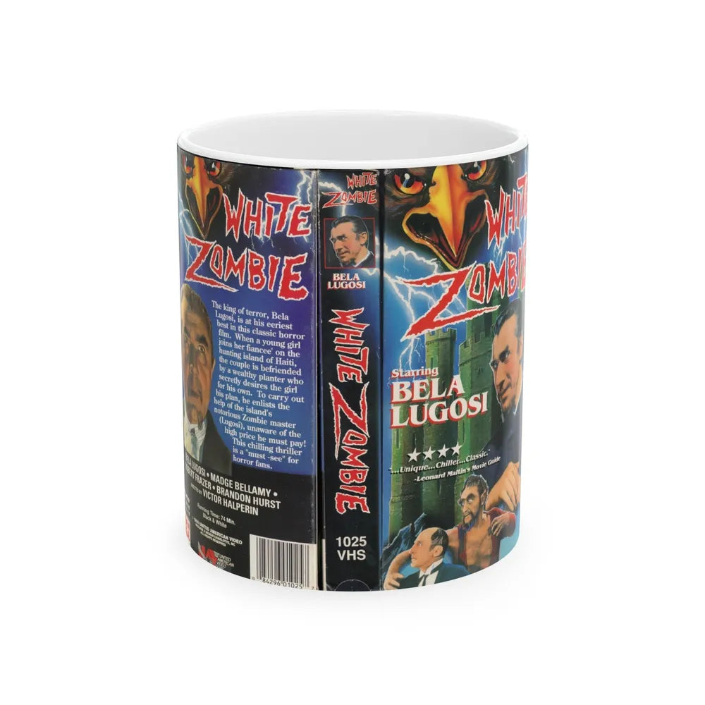 WHITE ZOMBIE (VHS COVER) - White Coffee Mug-11oz-Go Mug Yourself