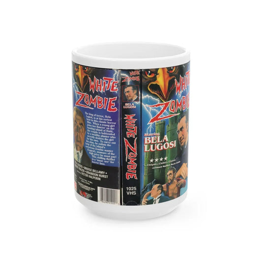 WHITE ZOMBIE (VHS COVER) - White Coffee Mug-15oz-Go Mug Yourself