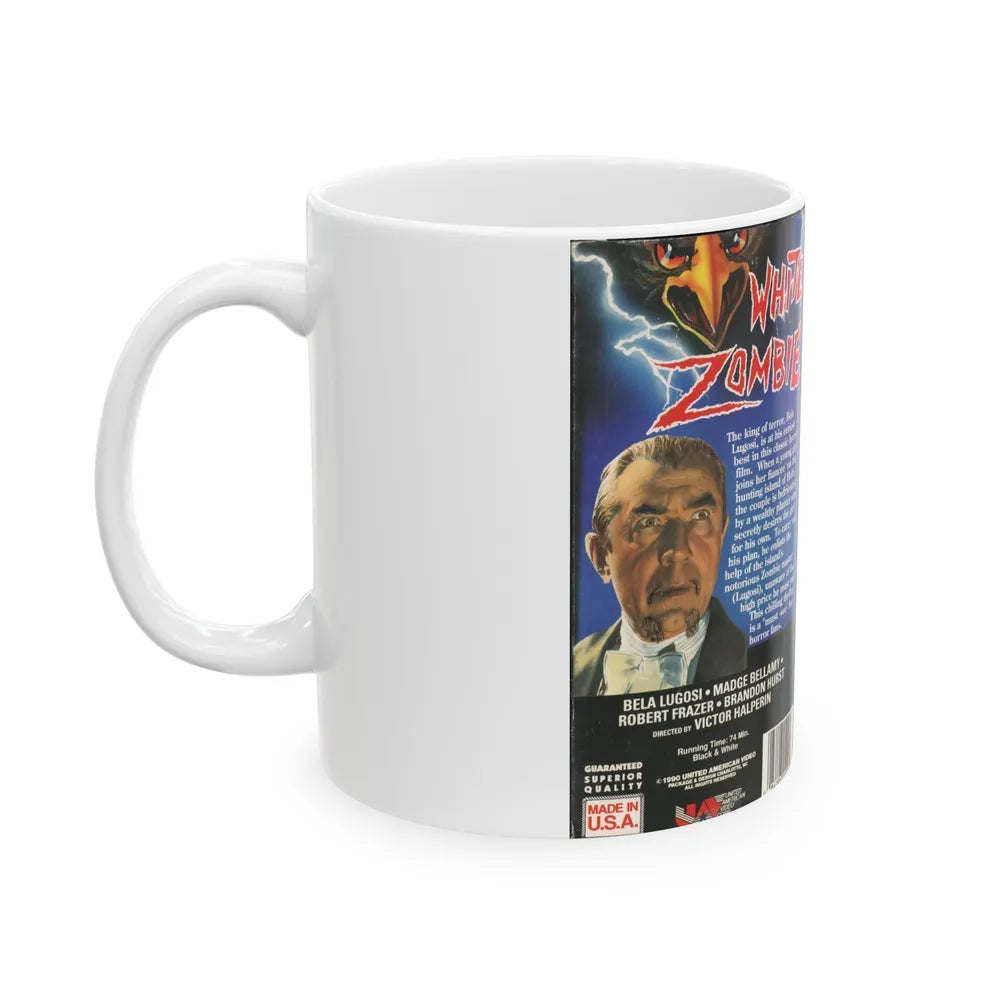 WHITE ZOMBIE (VHS COVER) - White Coffee Mug-Go Mug Yourself