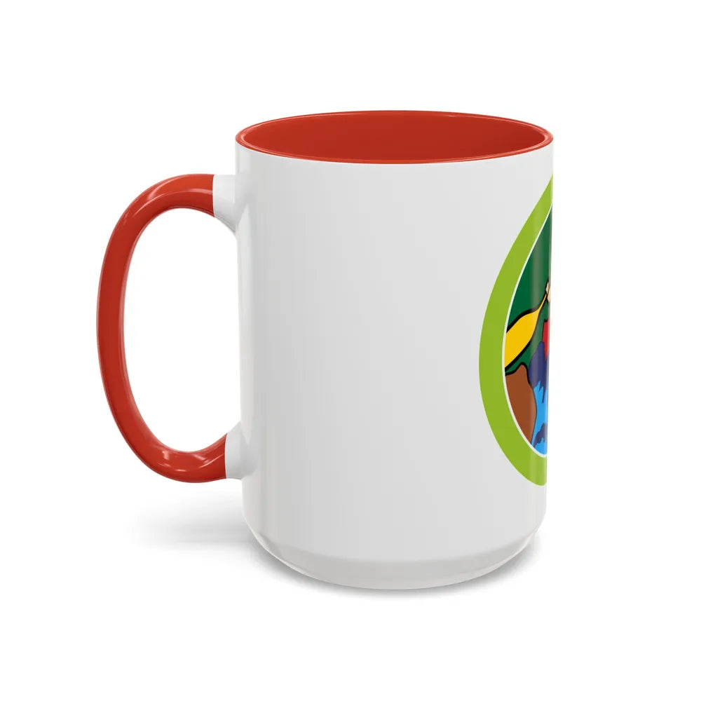 Whitewater (Boy Scout Merit Badge) Accent Coffee Mug-Go Mug Yourself