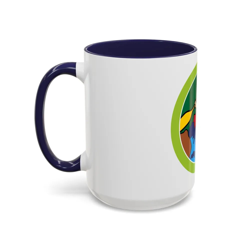 Whitewater (Boy Scout Merit Badge) Accent Coffee Mug-Go Mug Yourself