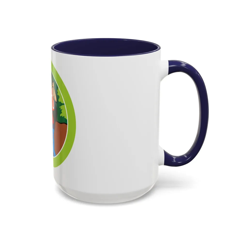 Whitewater (Boy Scout Merit Badge) Accent Coffee Mug-Go Mug Yourself