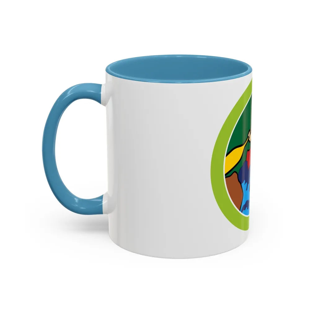 Whitewater (Boy Scout Merit Badge) Accent Coffee Mug-Go Mug Yourself