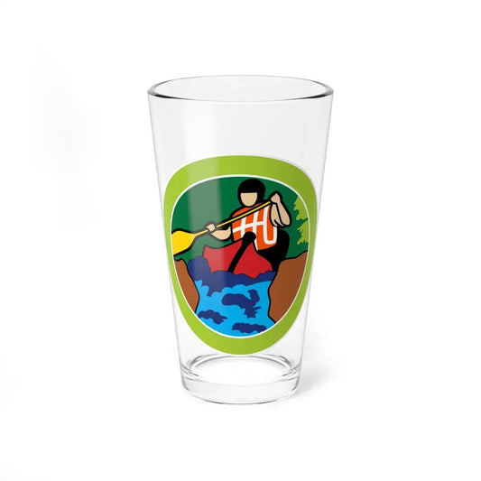 Whitewater (Boy Scout Merit Badge) Pint Glass 16oz 16oz - Go Mug Yourself