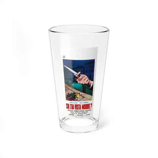 WHO SAW HER DIE (ITALIAN) 1972 Movie Poster - Pint Glass 16oz 16oz - Go Mug Yourself