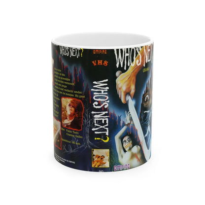 WHOS NEXT SOLANGE (VHS COVER) - White Coffee Mug-11oz-Go Mug Yourself