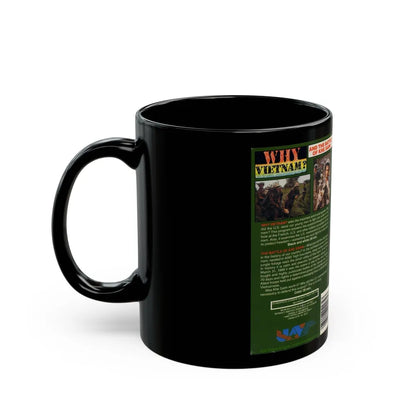 WHY VIETNAM (VHS COVER) - Black Coffee Mug-Go Mug Yourself