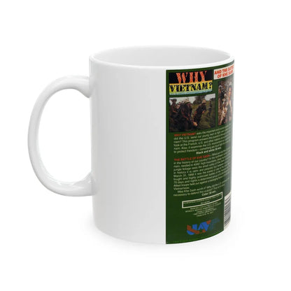 WHY VIETNAM (VHS COVER) - White Coffee Mug-Go Mug Yourself